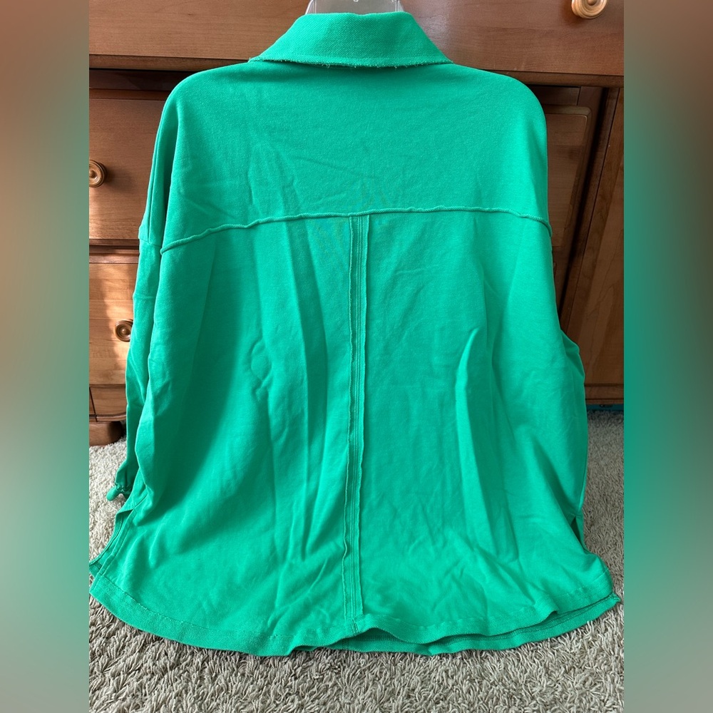 FANTASTIC FAWN RAW EDGE BUTTON DOWN - Picture 6 of 8